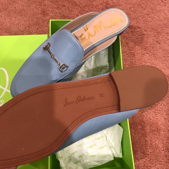 Sam Edelman loafer beautiful blue color all leather - Picture 4 of 16